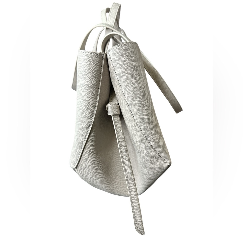 Taupe Faux Leather Tote Bag - Picture 2 of 9
